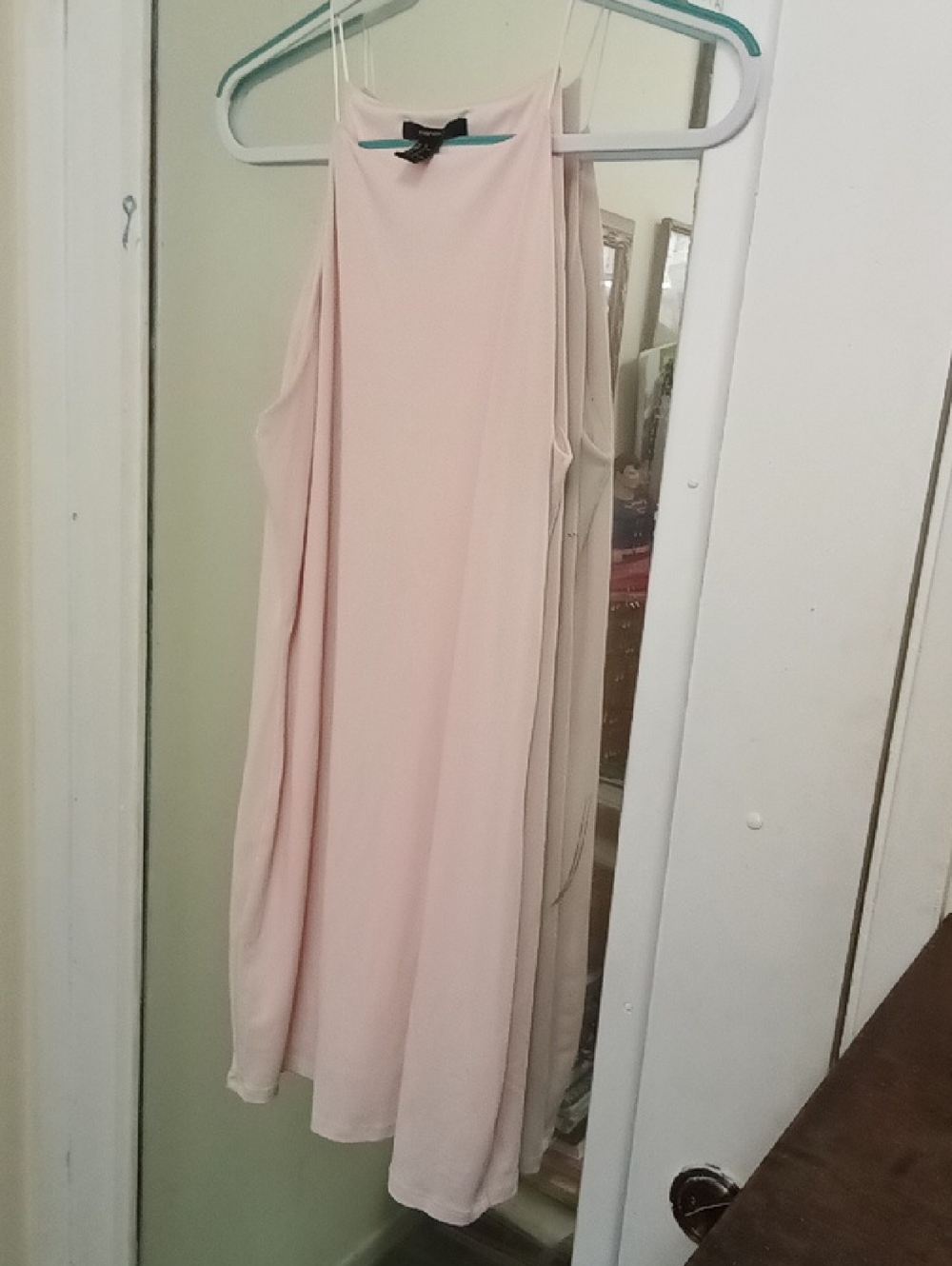 Women's Forever 21 Light Blush Maxi Pullover Slip Dress
